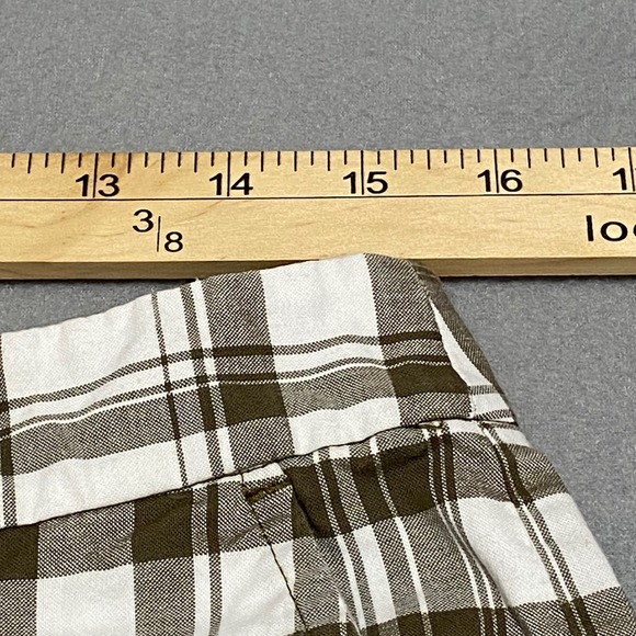 Lauren Active Ralph Lauren Womens Golf Set White Polo Brown Plaid Shorts XL 10 - Picture 8 of 12